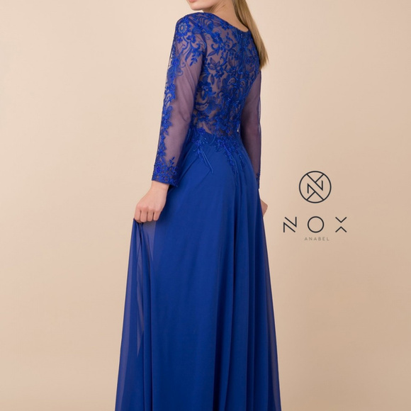 Illusion Sweetheart Neck Long Prom Dress NXH529 - Picture 2 of 3